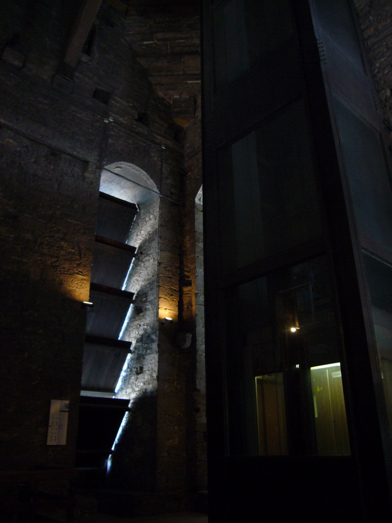 Interior of third floor of the Belfry of Ghent