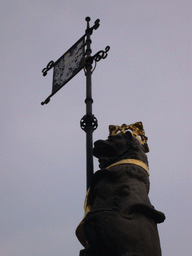 Lion statue at the Sint-Veerleplein square