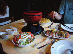 Fondue at the `t Gents Fonduehuisje restaurant