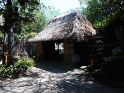 Entrance to the Komodo Dragon area at the Bali Safari & Marine Park