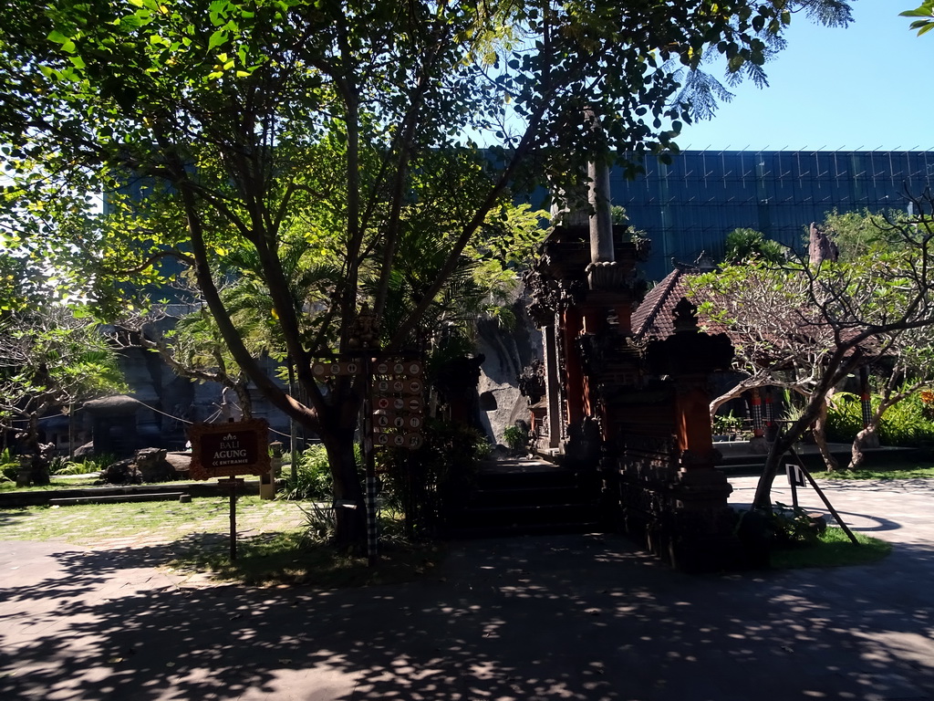 Small temple at the Ganesha Court at the Bali Safari & Marine Park