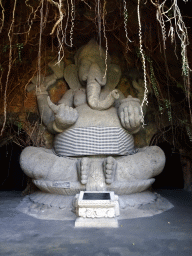 Ganesha statue at the entrance to the Bali Theatre, at the Ganesha Court at the Bali Safari & Marine Park
