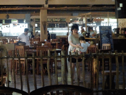 Miaomiao and Max at the Uma restaurant at the Bali Safari & Marine Park