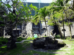 Replica of the Gunung Kawi temple, at the Ganesha Court at the Bali Safari & Marine Park