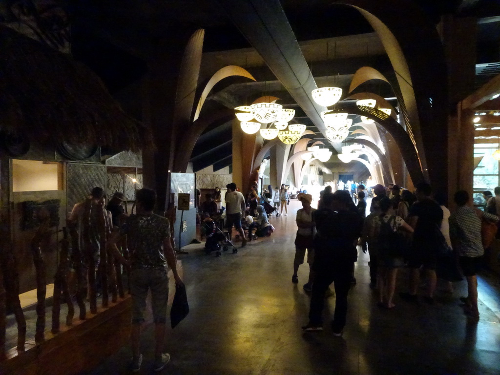 The lobby of the Bali Theatre at the Bali Safari & Marine Park, right after the Bali Agung show