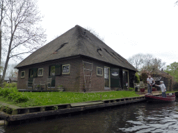 House at the canal along the Dominee T.O. Hylkemaweg street, viewed from our tour boat