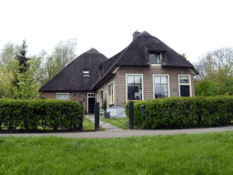 House at the Binnenpad canal, viewed from our tour boat