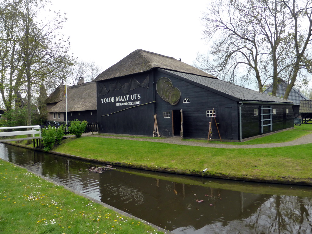 North side of the `t Olde Maat Uus museum at the Dominee T.O. Hylkemaweg street