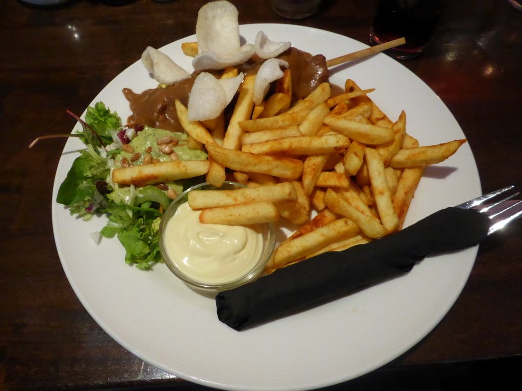 Lunch at the Brasserie De Grachthof restaurant