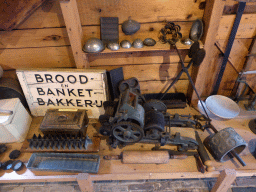 Bakery equipment at the Hooiberg room of the `t Olde Maat Uus museum
