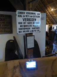 Old signs at the Hooiberg room of the `t Olde Maat Uus museum