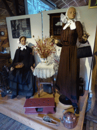 Wax statues at the Hooiberg room of the `t Olde Maat Uus museum