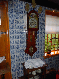 Pendulum clock at the Praalkamer room of the `t Olde Maat Uus museum