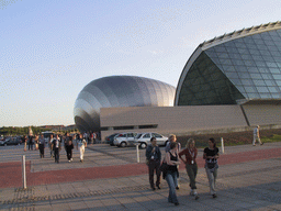 Front of the Glasgow Science Centre