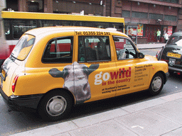 Taxi in the city center