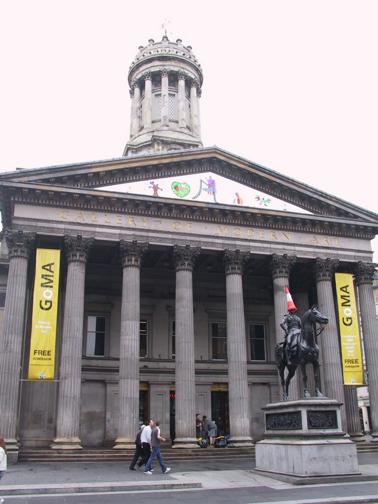 Front of the Gallery of Modern Art at Queen Street