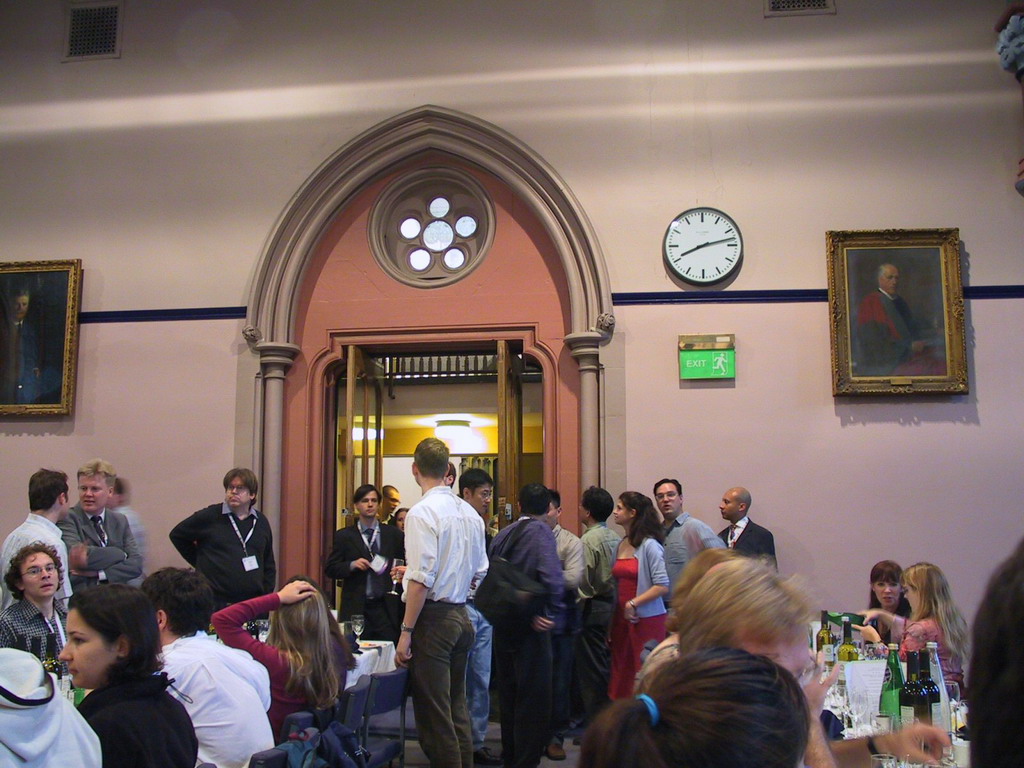 Gala dinner of the ECCB 2004 conference at the University of Glasgow