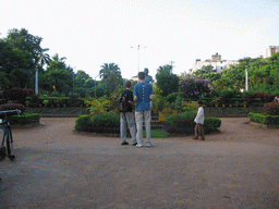 Rick and David at the Margao Municipal Garden