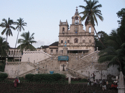 Front and staircase of the Our Lady of the Immaculate Conception Church at Panaji