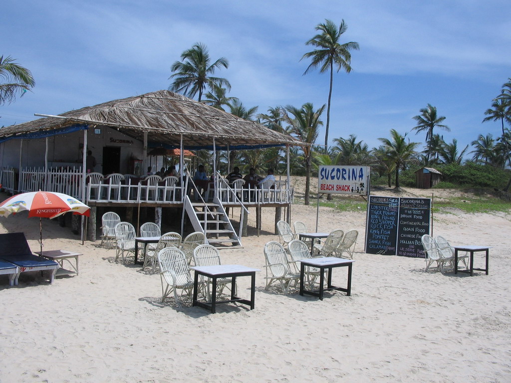 The Sucorina Beach Shack at Colva Beach