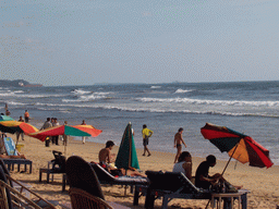 People at Baga Beach