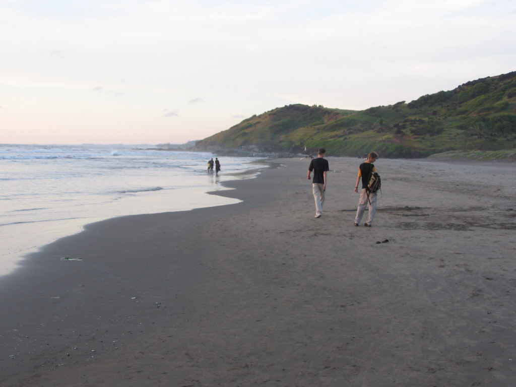 Rick and David at Vagator Beach