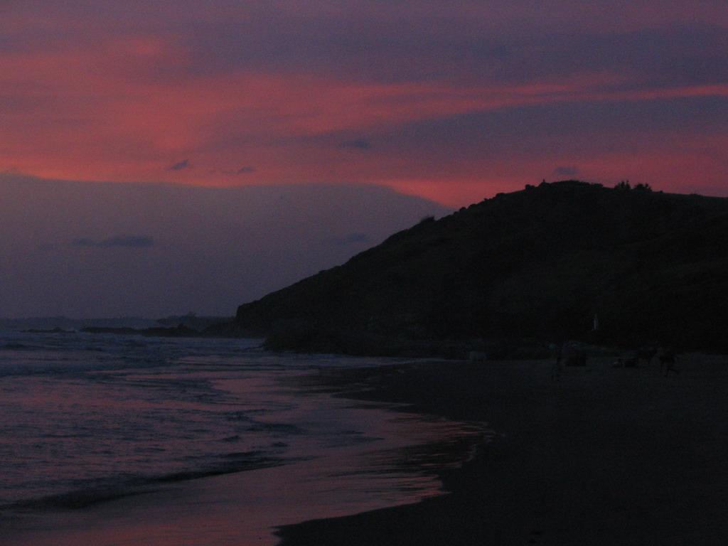 Sunset at Vagator Beach