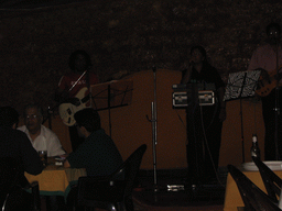 Musicians at a restaurant at Betalbatim