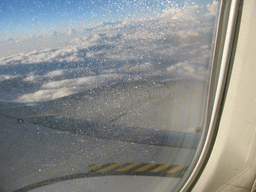 View from the airplane to Delhi