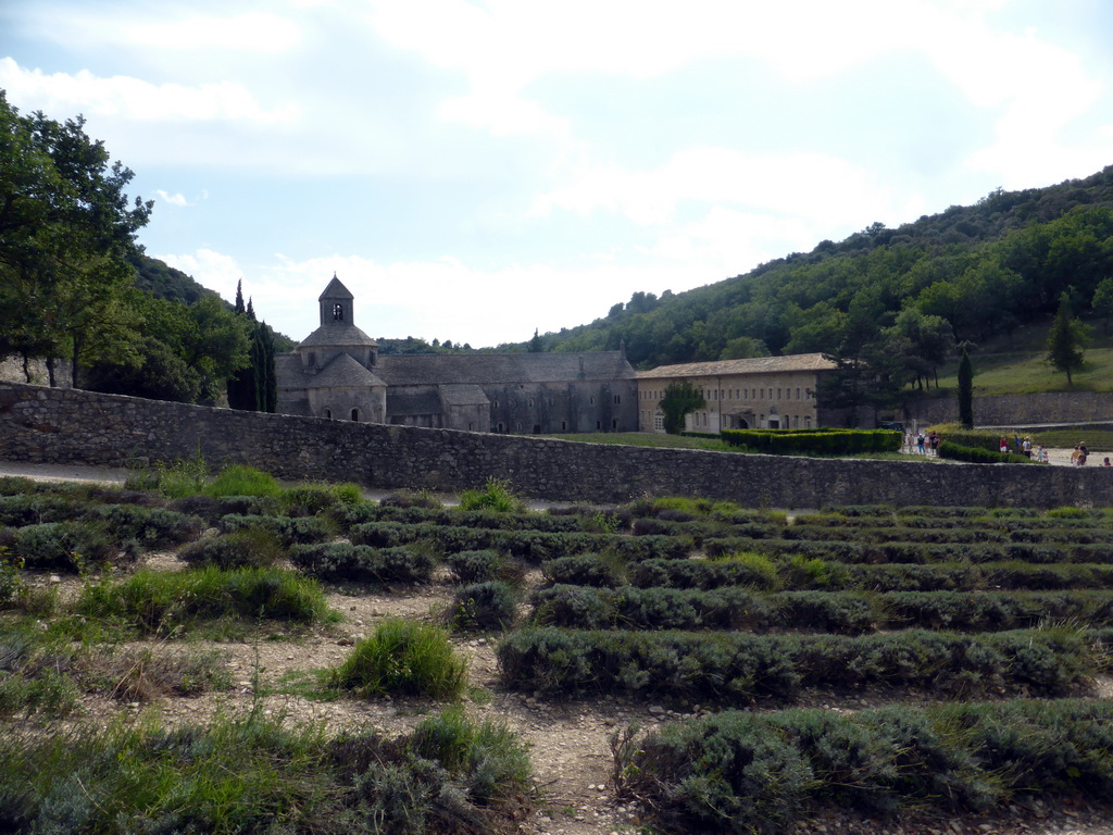 North side of the Abbaye Notre-Dame de Sénanque abbey