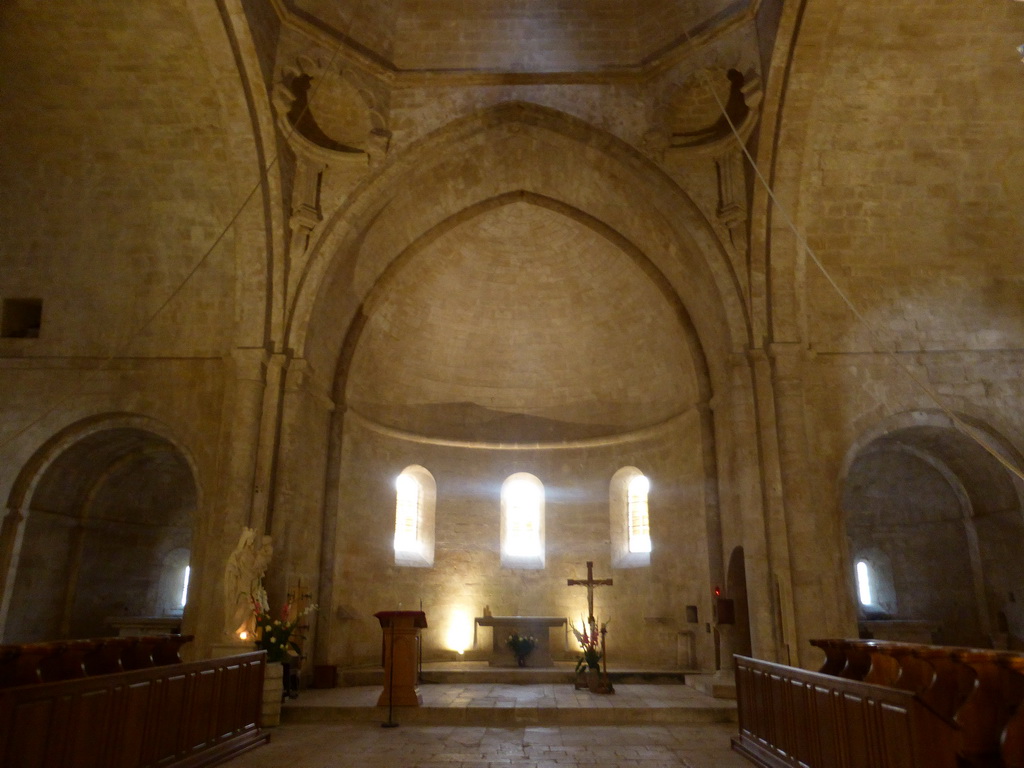 Apse of the church of the Abbaye Notre-Dame de Sénanque abbey
