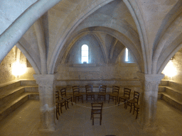 The Chapter House at the Abbaye Notre-Dame de Sénanque abbey