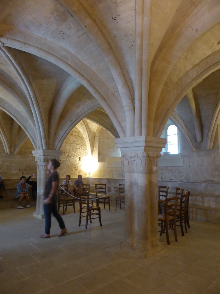 The Chapter House at the Abbaye Notre-Dame de Sénanque abbey