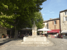 Fountain at the Place Genty Pantaly square