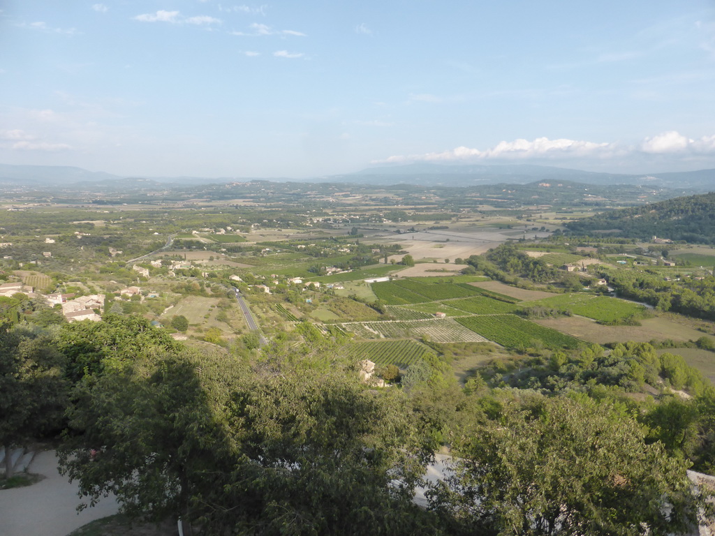 Countryside at the south side of town, viewed from the viewing point at the south side of the town