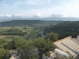 Countryside at the southwest side of town, viewed from the viewing point at the south side of the town