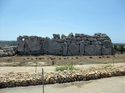 The back side of the Ggantija neolithic temples