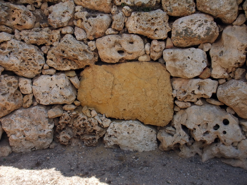 Niche in the north Ggantija neolithic temple