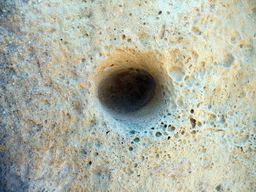 Hole in a wall of the north Ggantija neolithic temple