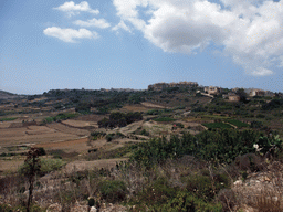 Houses at Xaghra, viewed from near the Calypso Cave