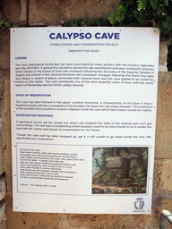 Explanation on the Calypso Cave