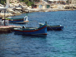 Fishing boats in the harbour of Marsalforn