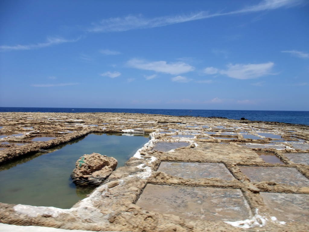 Salt pans at Xwejni Bay