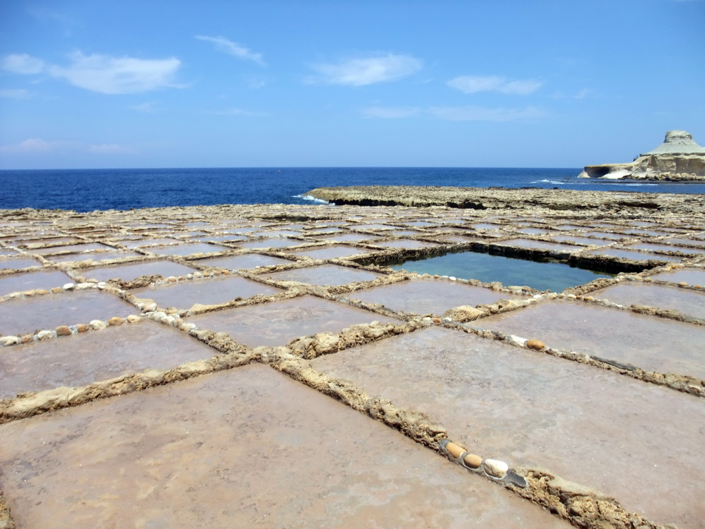 Salt pans at Xwejni Bay