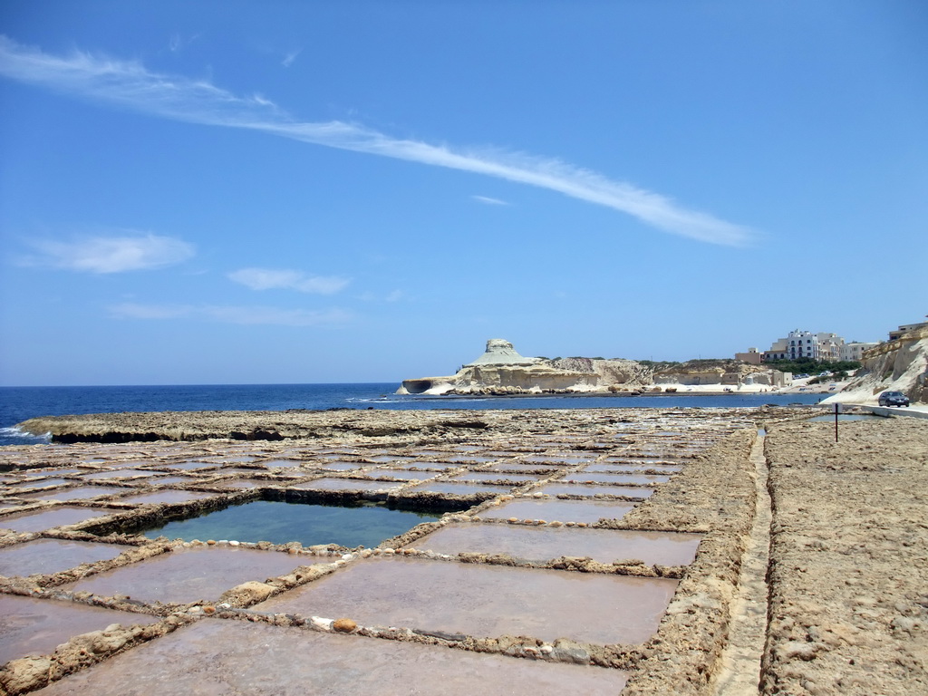 Salt pans at Xwejni Bay