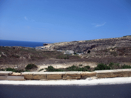 The Inland Sea (Qawra) at Dwejra Bay, viewed from the Gozo tour jeep