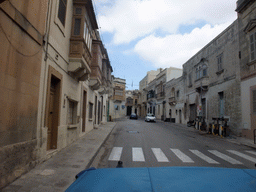 Street in Victoria, viewed from the Gozo tour jeep