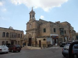 Church of the Nativity of the Blessed Virgin Mary (ta Savina) in Vicotia, viewed from the Gozo tour jeep