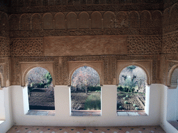 Windows at the Pabellón Norte at the Palacio de Generalife