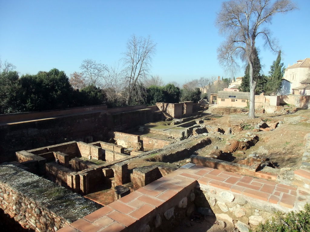 Ruins of the Palacio de los Abencerrajes at the Alhambra palace